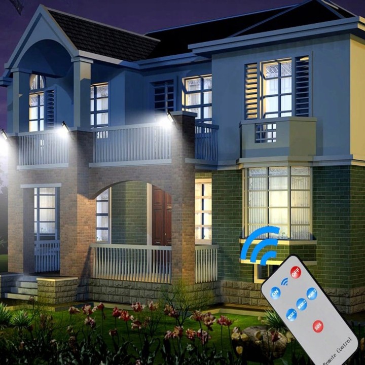 SOLARNA ADM LAMPA ULICZNA Z CZUJNIKIEM RUCHU 1200 mAh + PILOT ZDALNEGO STEROWANIA