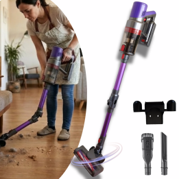 Odkurzacz Bezprzewodowy ze Składaną Rurką V13 Cordless Vacuum Cleaner 250W