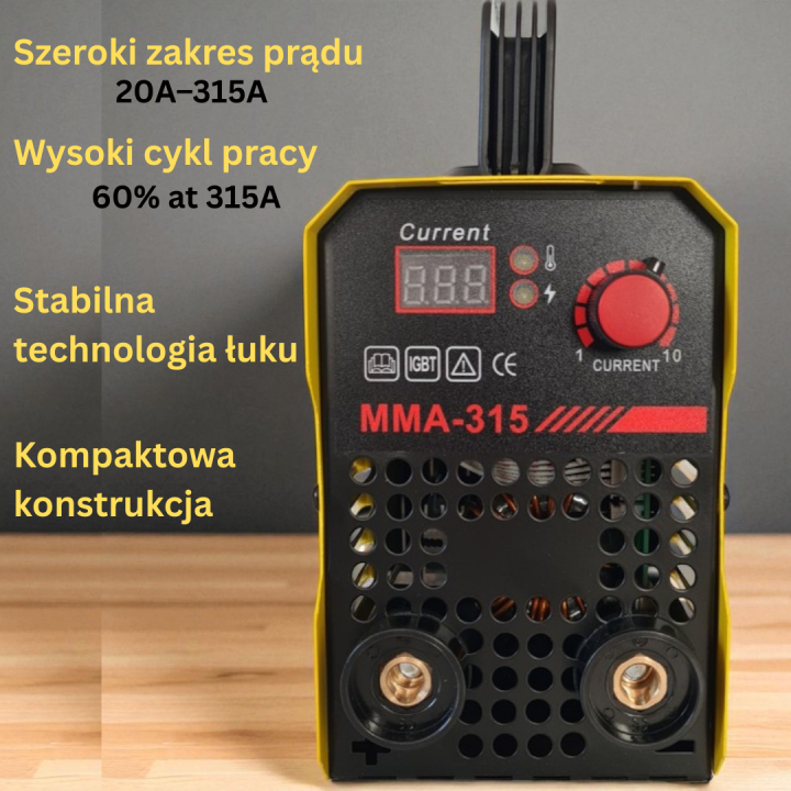 Spawarka Inwertorowa ADM MMA-315 20A-315A IP21 | Outlet u Kamila