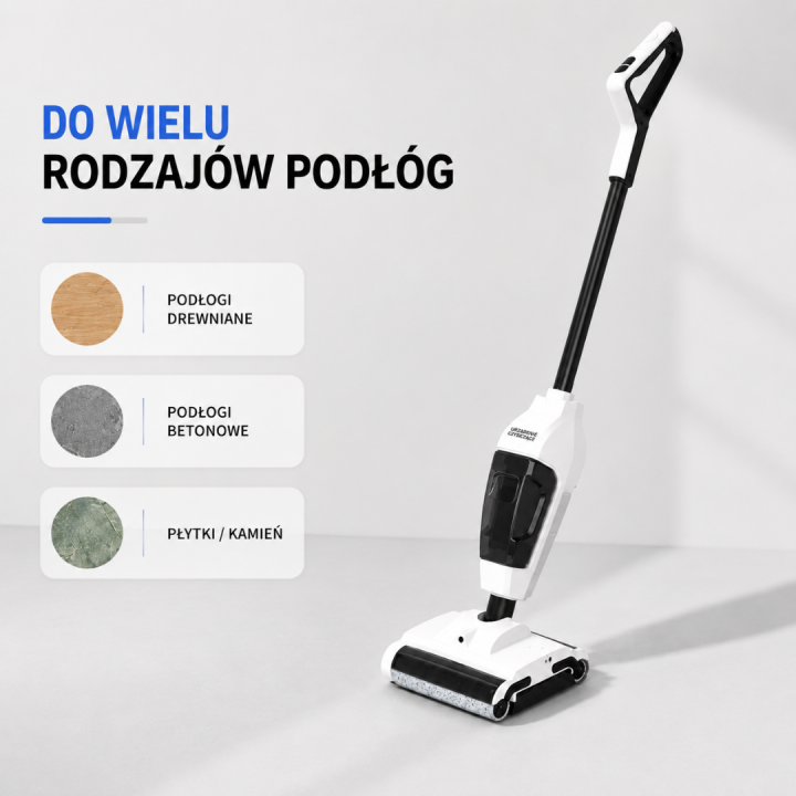 Floor Master 2w1 Odkurzacz i Mop Bezprzewodowy | Outlet u Kamila