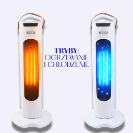 Termowentylator Ceramiczny ADM 1500W Ciepły i Chłodny Nawiew PTC
